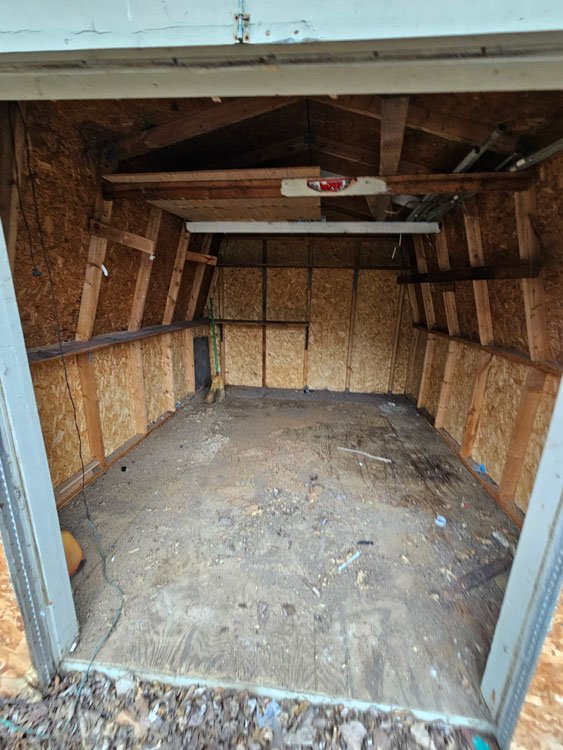 Junk Task Force 1 Trailer outside empty