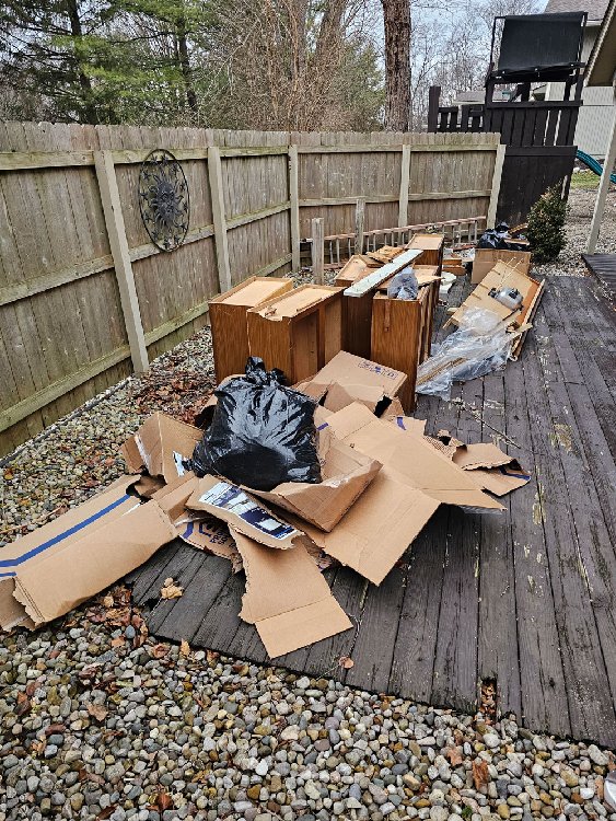 Junk Task Force 1 Trailer outside