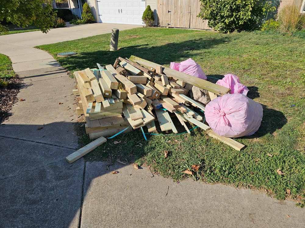 Junk Task Force 1 Trailer outside empty